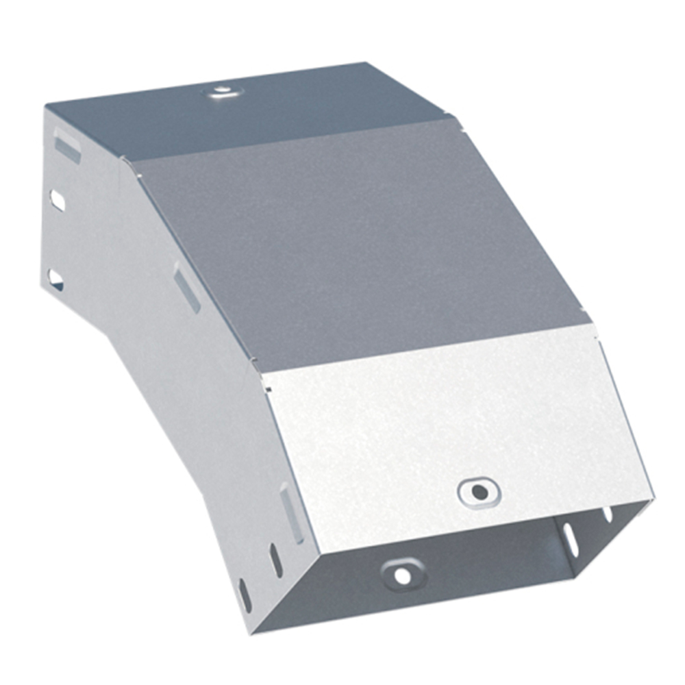 Угол вертикальный внешний EKF T-Line RAL 100x150 45° толщина материала - 0.8 мм, корпус - оцинкованная сталь, покрытие – порошковое, цвет - светло-серый
