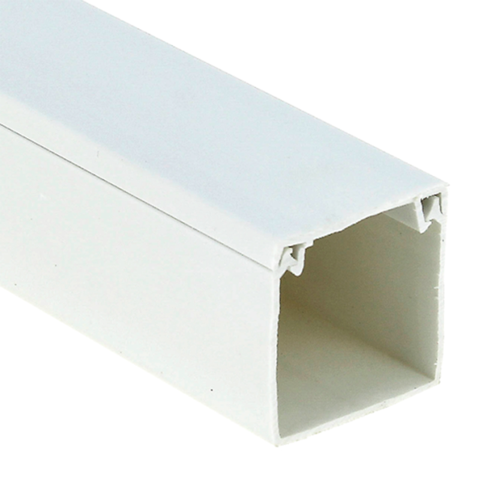 Кабель-канал EKF Plast kk 60х60 мм L=2 м, материал - ПВХ, степень защиты - IP40, цвет - белый, в упаковке 12 м