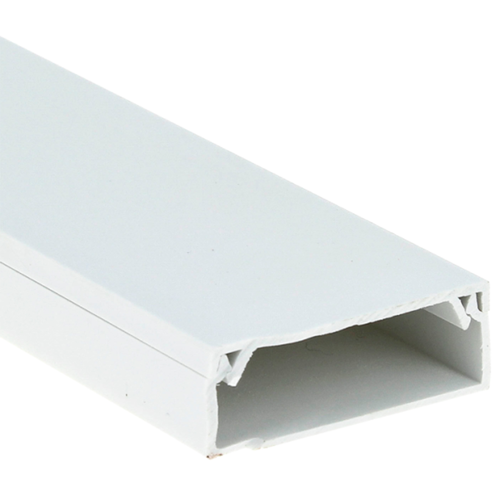 Кабель-канал EKF Plast kk 100х40 мм L=2 м, материал - ПВХ, степень защиты - IP40, цвет - белый, в упаковке 8 м