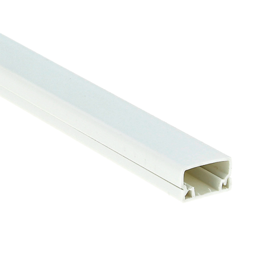 Кабель-канал EKF Plast kk 20х10 мм L=2 м, материал - ПВХ, степень защиты - IP40, цвет - белый, в упаковке 96 м
