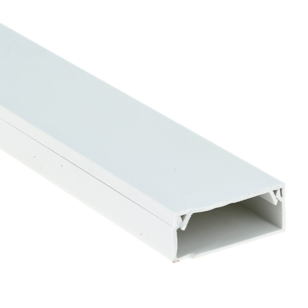 Кабель-канал EKF Plast kk 40х16 мм L=2 м, материал - ПВХ, степень защиты - IP40, цвет - белый, в упаковке 30 м