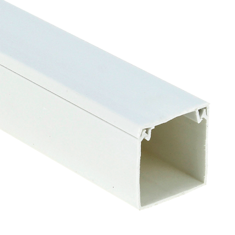 Кабель-канал EKF Plast kk 40х40 мм L=2 м, материал - ПВХ, степень защиты - IP40, цвет - белый, в упаковке 24 м