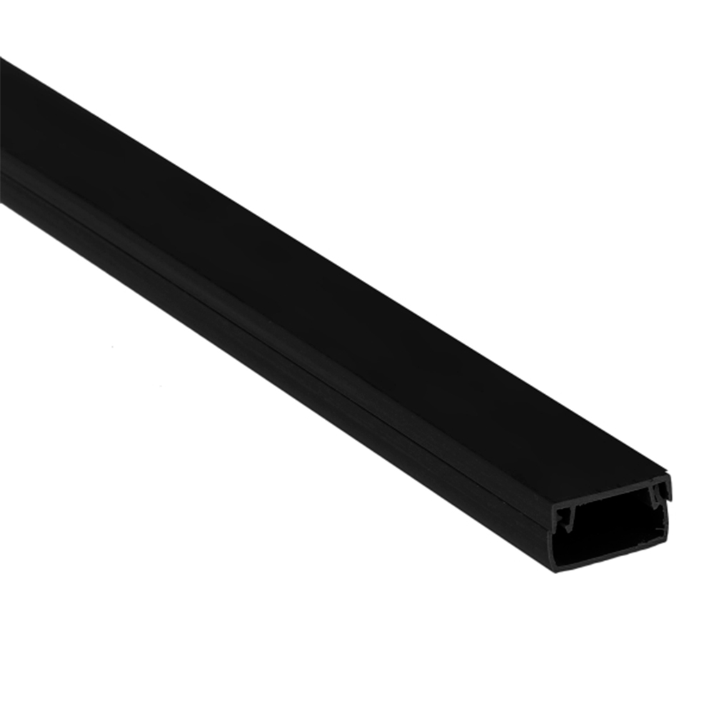Кабель-канал EKF Plast kk-b 100х60 мм L=2 м, материал - ПВХ, степень защиты - IP40, цвет - черный , в упаковке 8 м