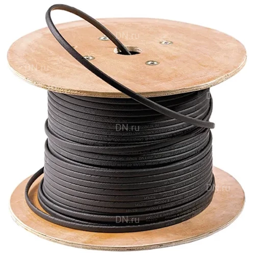 Кабели саморегулирующиеся EKF HSU нагревательные, мощность - 15-90Вт/м, длина кабеля - 50-200м, материал изоляции - фторопласт, IP67, цвет - черный, 230В