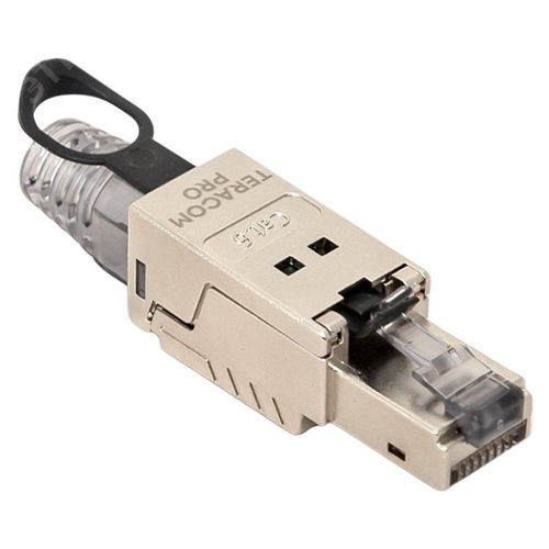 Коннекторы EKF TERACOM PRO TRP-PLUG-6STP тип RJ-45, категория - 6, конфигурация - 8P8C, экранированные STP для кабеля