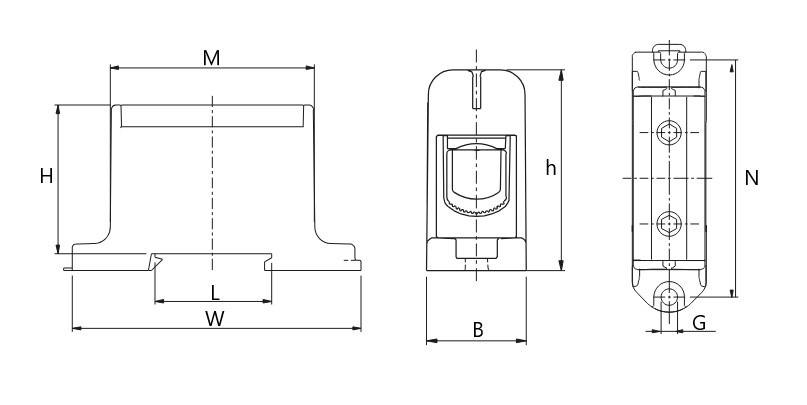 Клемма EKF PROxima КСВ 16-95, силовая вводная двойная, диапазон сечений 16.0-95.0 мм2, серая