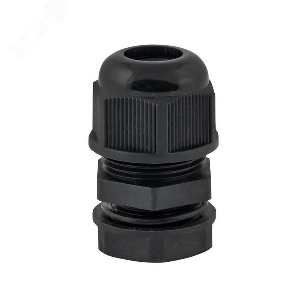 Сальник EKF PROxima MG50, IP68, диаметр отверстия - 50 мм, для кабеля диаметром 30-40 мм, материал корпуса - пластик, цвет - черный