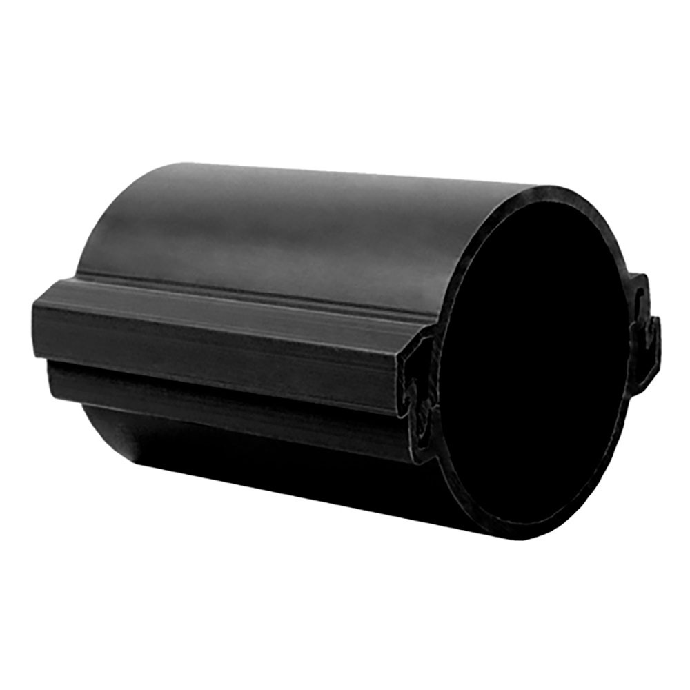 Труба разборная EKF Plast Дн110 L3 гладкая, механическая стойкость 450Н, внешний диаметр 110 мм, материал - ПНД, длина 3 м, IP30, цвет – черный