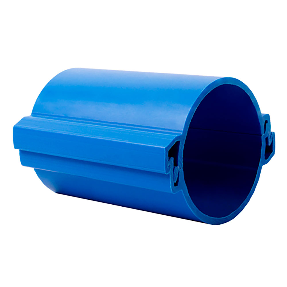 Труба разборная EKF Plast Дн110 L3 гладкая, механическая стойкость 450Н, внешний диаметр 110 мм, материал - ПНД, длина 3 м, IP30, цвет – синий