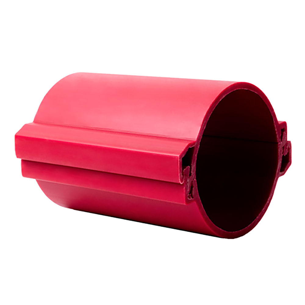 Труба разборная EKF Plast Дн110 L3 гладкая, механическая стойкость 450Н, внешний диаметр 110 мм, материал - ПНД, длина 3 м, IP30, цвет – красный