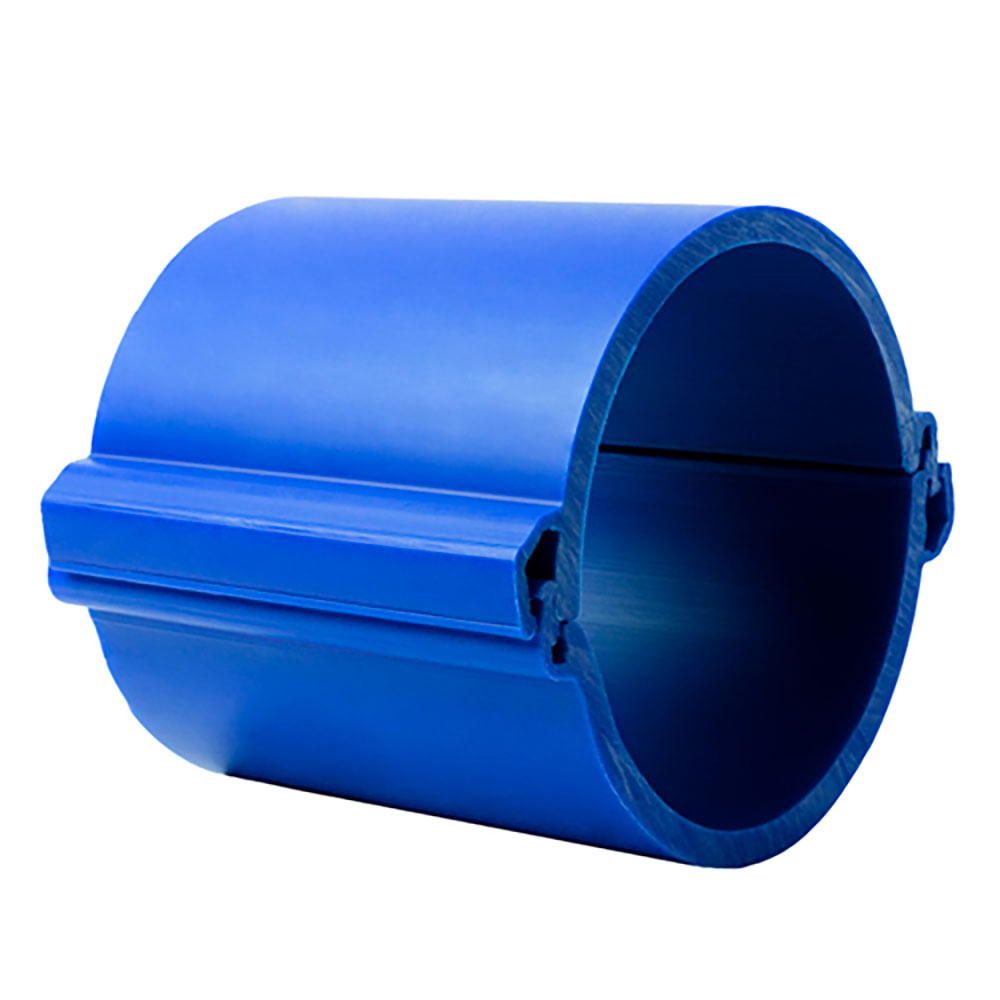 Труба разборная EKF Plast Дн160 L3 гладкая, механическая стойкость 750Н, внешний диаметр 160 мм, материал - ПНД, длина 3 м, IP30, цвет – синий