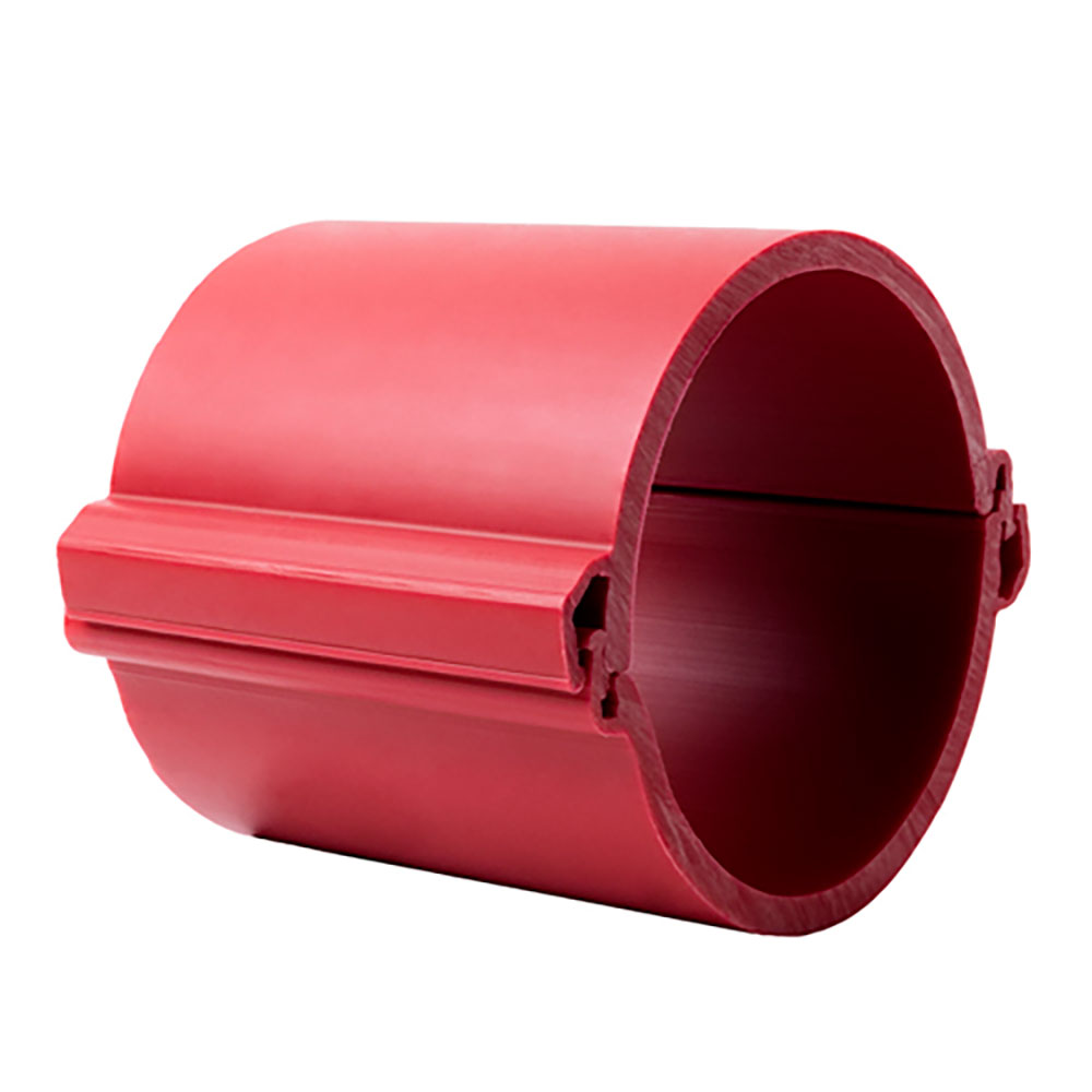 Труба разборная EKF Plast Дн160 L3 гладкая, механическая стойкость 750Н, внешний диаметр 160 мм, материал - ПНД, длина 3 м, IP30, цвет – красный
