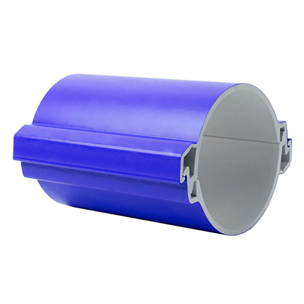 Труба разборная EKF Plast Дн110 L3 гладкая, механическая стойкость 750Н, внешний диаметр 110 мм, материал – ПВХ, длина 3 м, IP30, цвет – синий