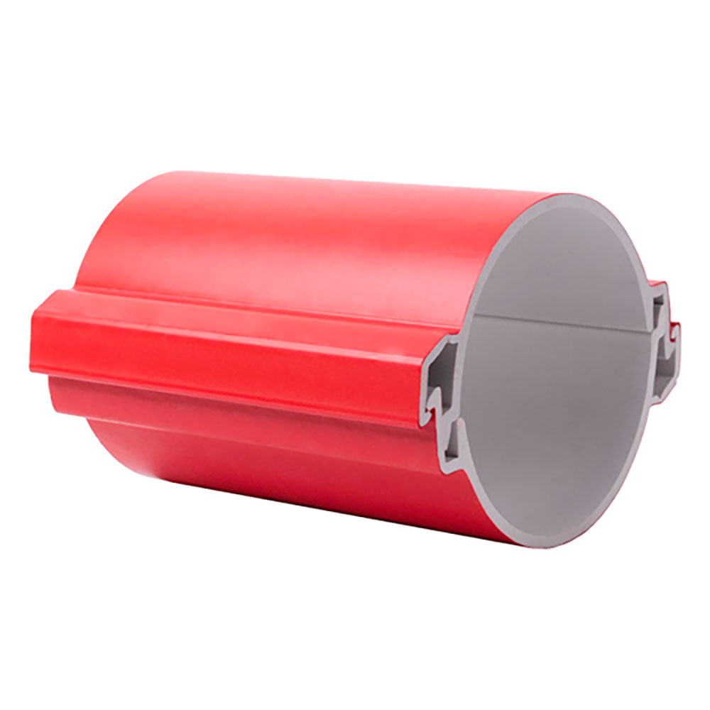 Труба разборная EKF Plast Дн110 L3 гладкая, механическая стойкость 750Н, внешний диаметр 110 мм, материал – ПВХ, длина 3 м, IP30, цвет – красный