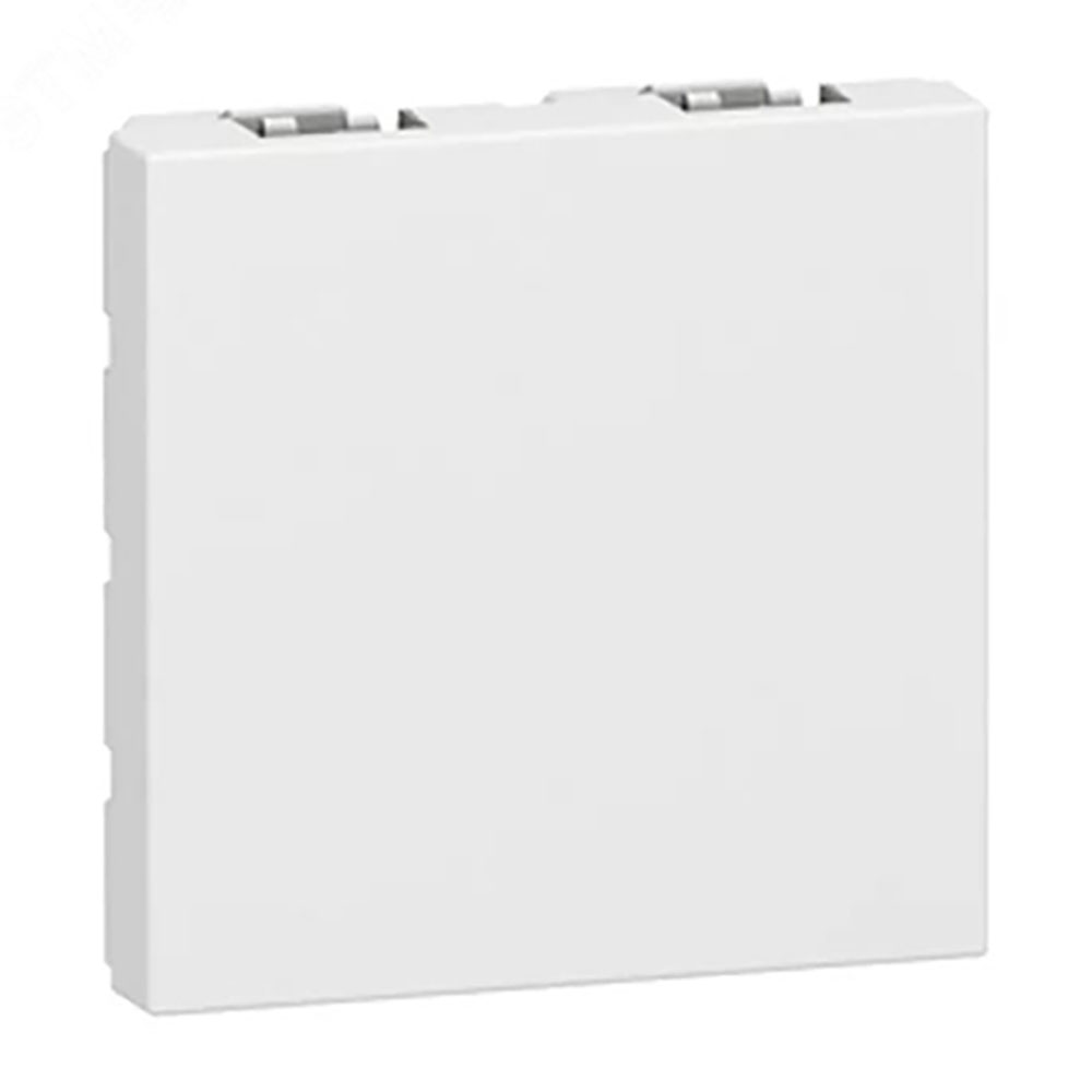 Вставка-заглушка EKF C-Line 45x45 2 модуля, материал – PC-ABS, цвет – белый