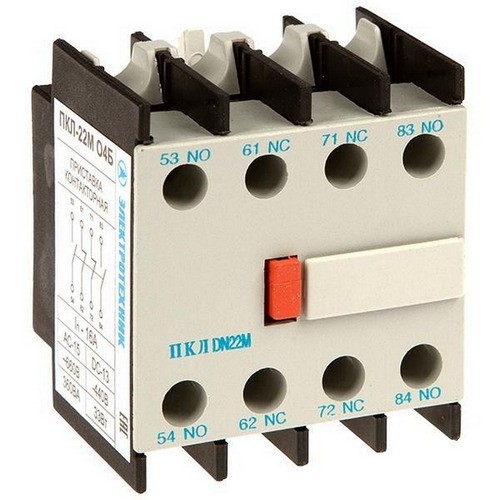 Приставки контактные Электротехник ПКЛ, номинальное напряжение - 440/660 В, IP20