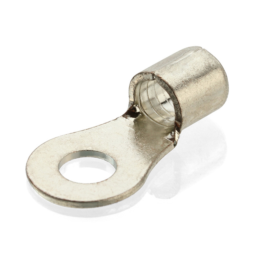 Наконечник кольцевой КВТ ПМ 25-8 сечение 25 мм2,  диаметр кольца 8.4 мм, материал - медь, цвет - серый