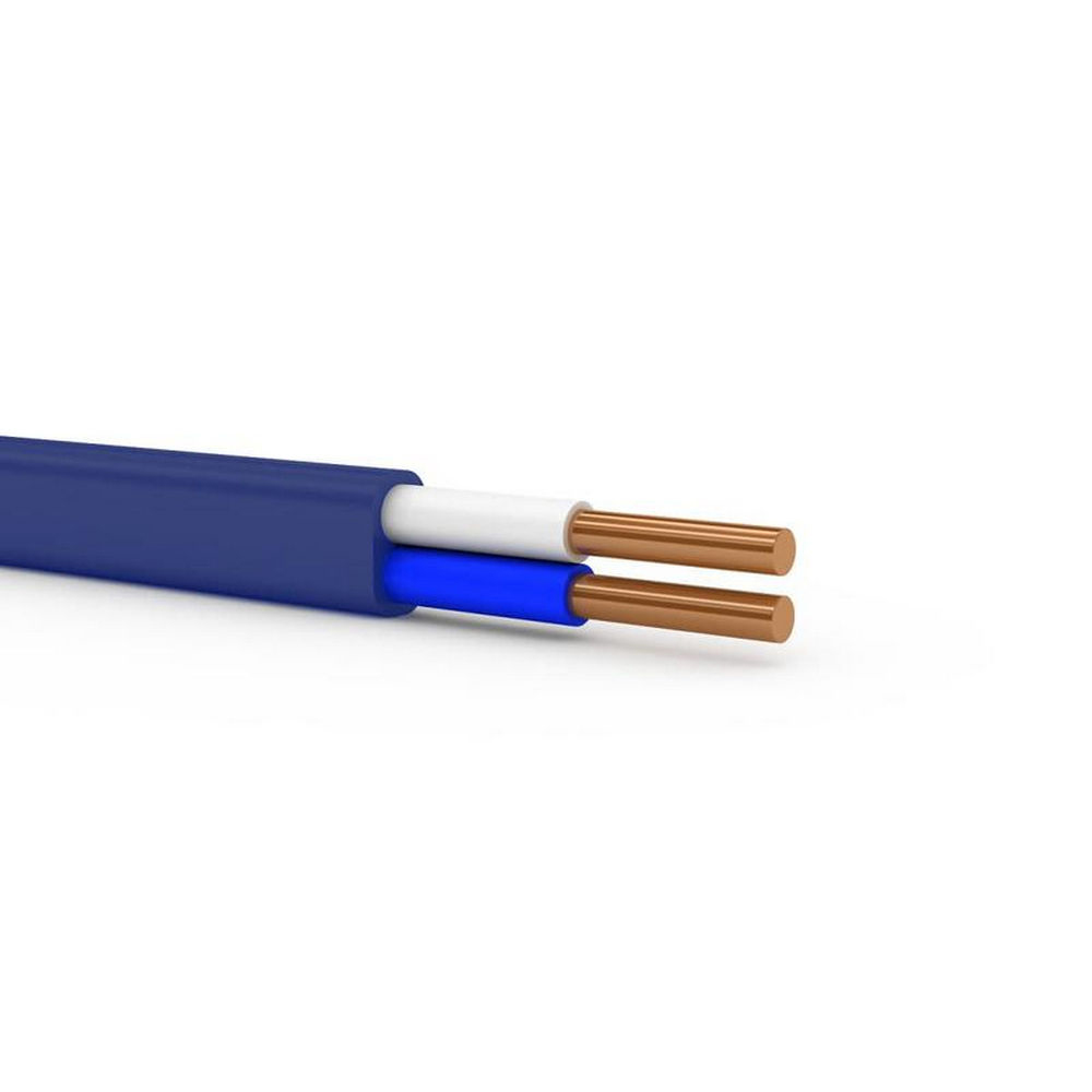 Кабель Русский Свет ВВГ-Пнг(А)-LS 2х1.5 ОК (N) количество жил - 2, напряжение - 660 В, сечение - 1,5 мм2, материал изоляции - поливинилхлорид, цвет - синий, упаковка - 10 м
