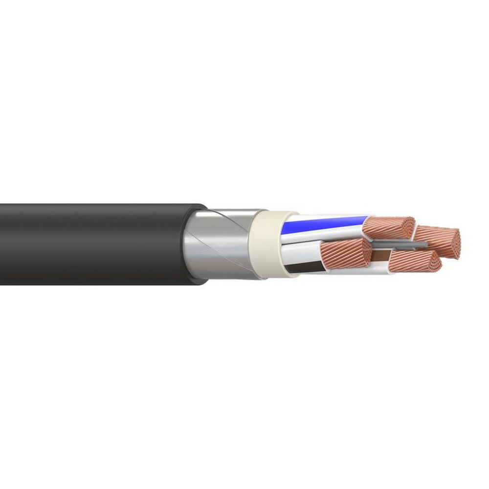 Кабель Эм-кабель ВБШвнг(А)-LS 4х150 МС (N) количество жил - 4, напряжение - 1000 В, сечение - 150 мм2, материал изоляции - поливинилхлорид, цвет - черный