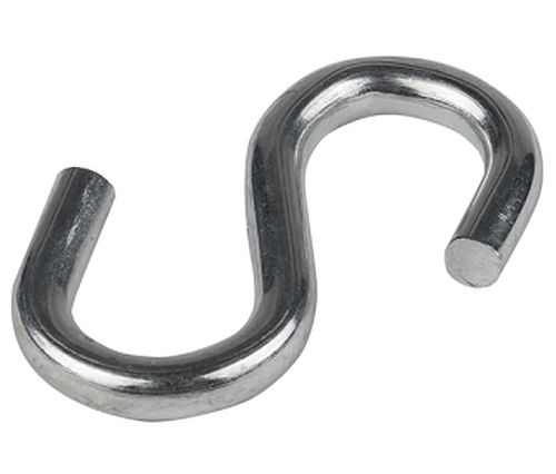 Крюки S-образные EKF, толщина - 4 мм, F max (N) - 500 кг, стальные