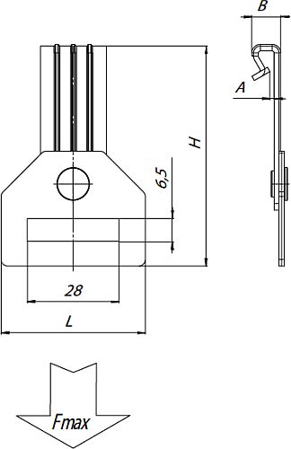 Зажим балочный EKF MF-LINE вертикальный под перфоленту 1-5 мм, нагрузка - 75 кг, материал - сталь, покрытие - цинкованние по методу Сендзимира, цвет - светло-серый
