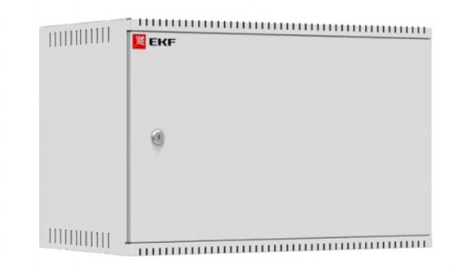 Шкафы телекоммуникационные EKF Astra ITB6M 6U 600x350-650 настенные, глубина - 350-650 мм, рабочая высота - 6U, дверь - металл