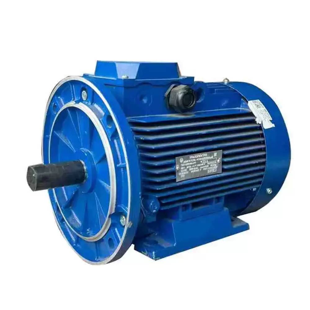 Электродвигатель общепромышленный Уралэлектро АДМ 112 M4 мощность 5.5 кВт, частота вращения 1500 об/мин, 4 полюса, монтажное исполнение IM2081, материал корпуса алюминий