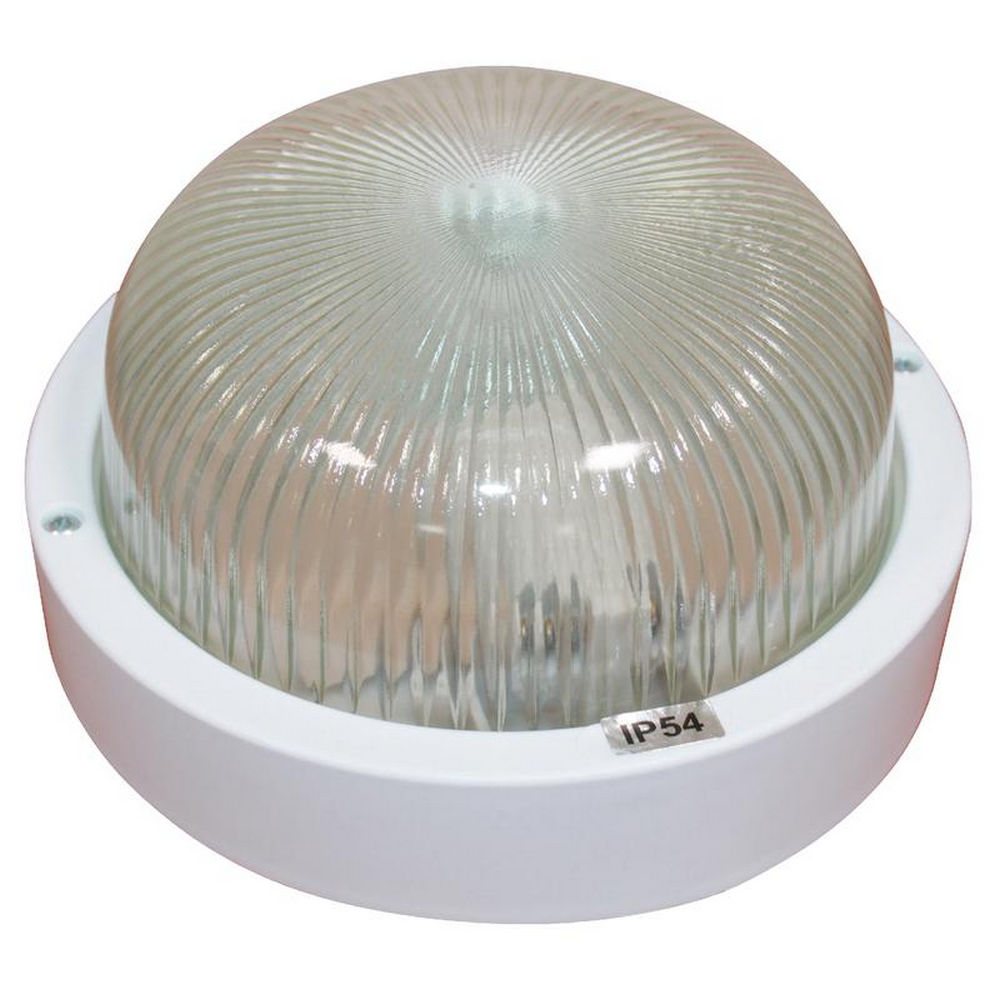 Светильник под лампу Элетех Банник 200x200x100 мм, накладной, цоколь - E27, материал корпуса - пластик, цвет - белый