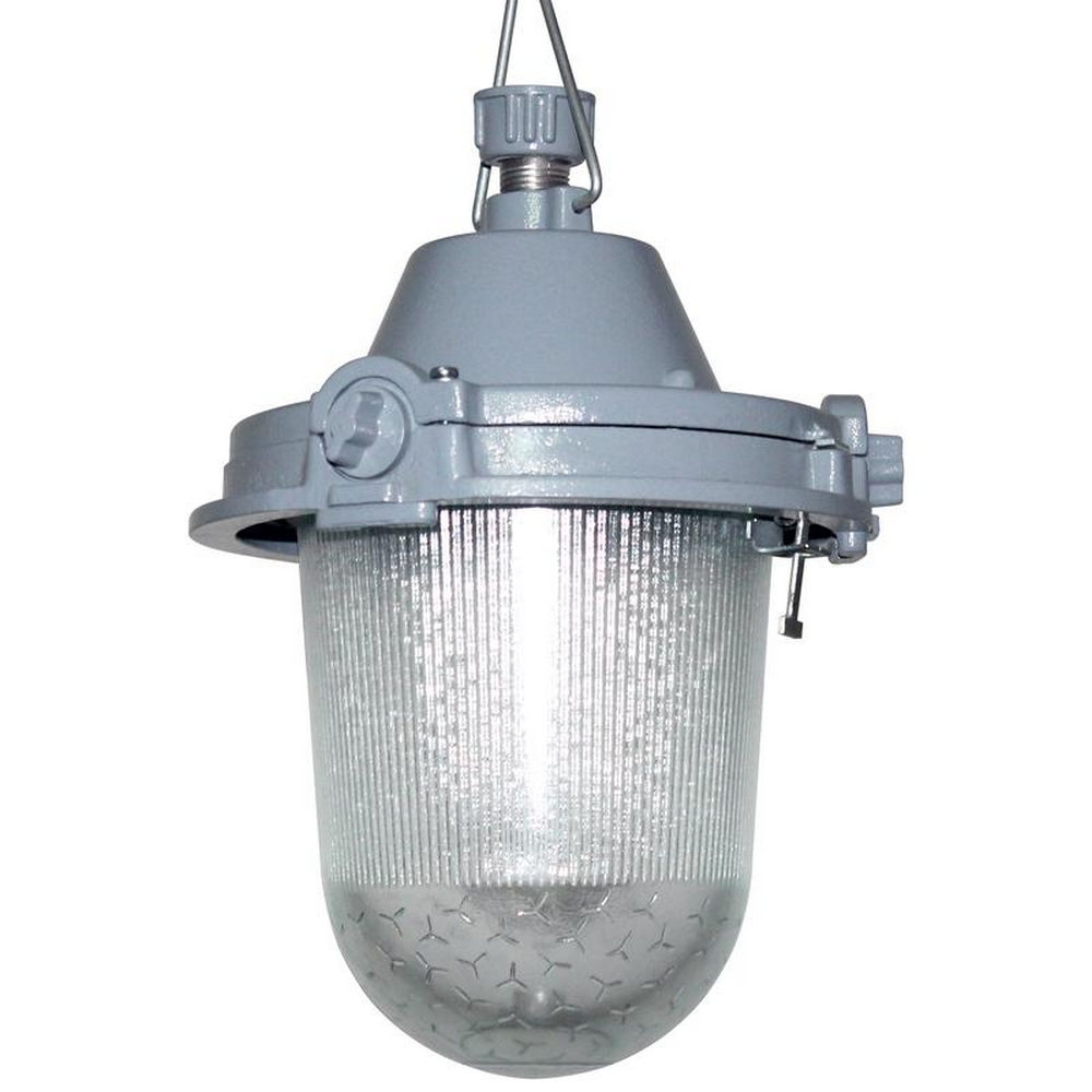 Светильник под лампу Элетех Буран 210x170x170 мм, подвесной, цоколь - E27, материал корпуса - алюминий, цвет - серый
