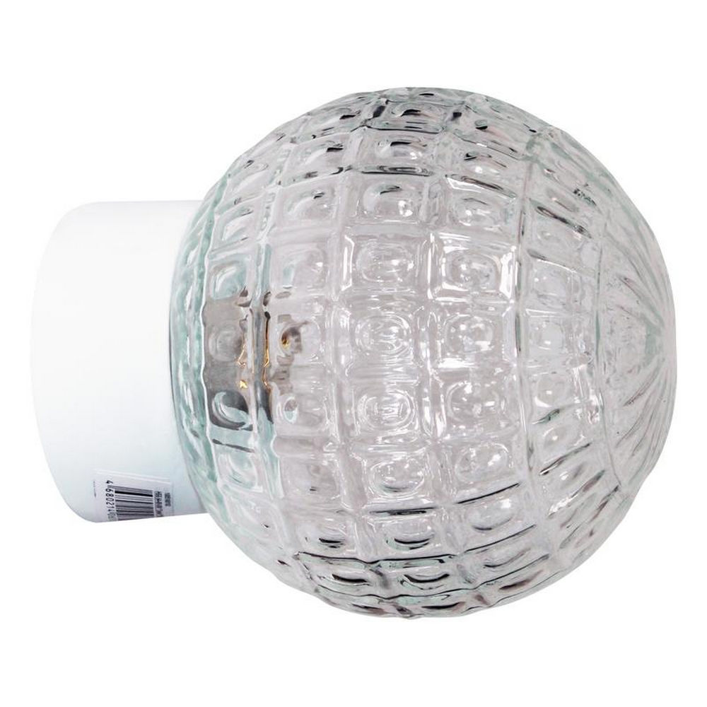 Светильник под лампу Элетех Гранат 180x150x150 мм, накладной, цоколь - E27, материал корпуса - пластик, цвет - белый
