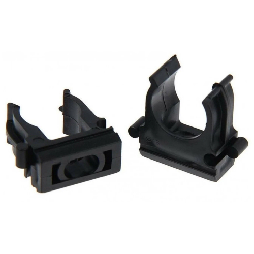 Крепеж-клипсы для труб ЭРА CLIP Дн16-32 материал - пластик, цвет - черный, упак. 5-100 шт.