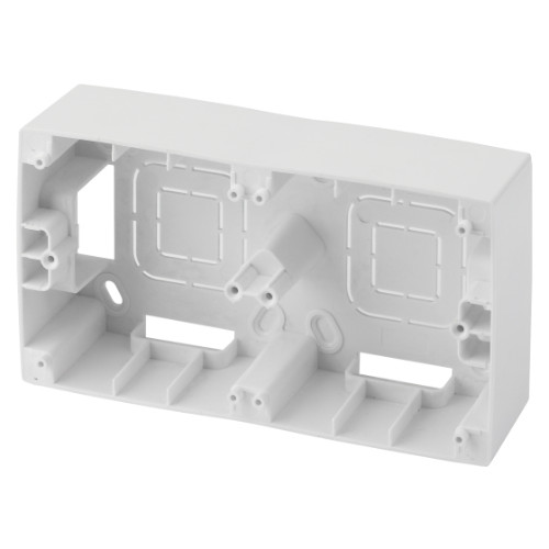 Коробки монтажные ЭРА 12-6102 накладные, 2 поста, корпус – пластик