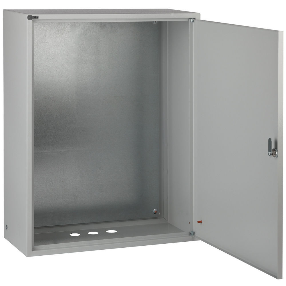 Корпус металлический ЭРА ЩМП-4.4.1-0 76 IP31 400х400х155 с монтажной панелью, навесной, цвет - серый