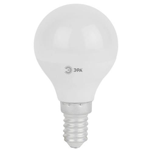Лампы светодиодные ЭРА LED P45 E14 Шар 45 мм, мощность 5-11 Вт, цоколь - E14, световой поток 400880 лм, цветовая температура - 2700-6000K, форма - шарообразная