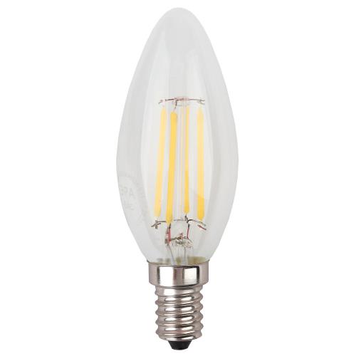 Лампы светодиодные ЭРА F-LED B35 E14 Свеча 35-37 мм мощность 5-11 Вт, цоколь - E14, световой поток 490-970 лм, цветовая температура - 2700-4000К, тип лампы - светодиодная LED, форма - свеча