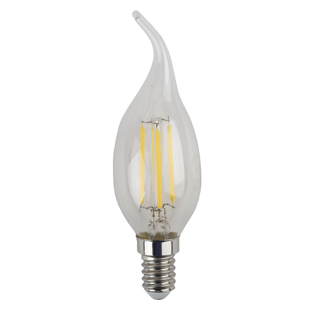 Лампа светодиодная ЭРА F-LED BXS E14 Свеча на ветру 35 мм мощность - 11 Вт, цоколь - E14, световой поток - 930 лм, цветовая температура - 2700К, тип лампы - светодиодная LED, цвет свечения - теплый белый, форма - свеча на ветру