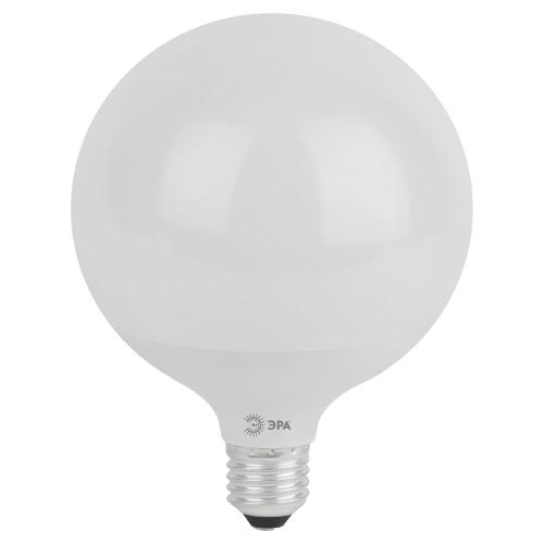 Лампы светодиодные ЭРА LED G95 E27 Шар  95 мм, мощность - 15 Вт, цоколь - E27, световой поток - 1200 лм, цветовая температура - 2700-6500K, форма - шарообразная