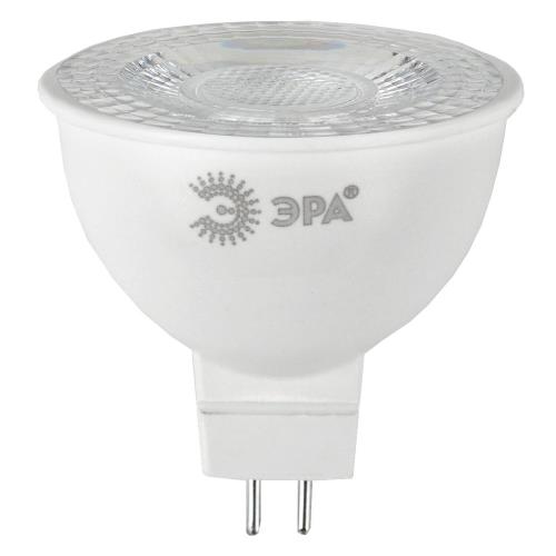 Лампы светодиодные ЭРА LED Lense MR16 GU5.3 Софит линзованный 50 мм, мощность - 8 Вт, цоколь - GU5.3, световой поток - 650 лм, цветовая температура - 2700-6000K, форма - спот