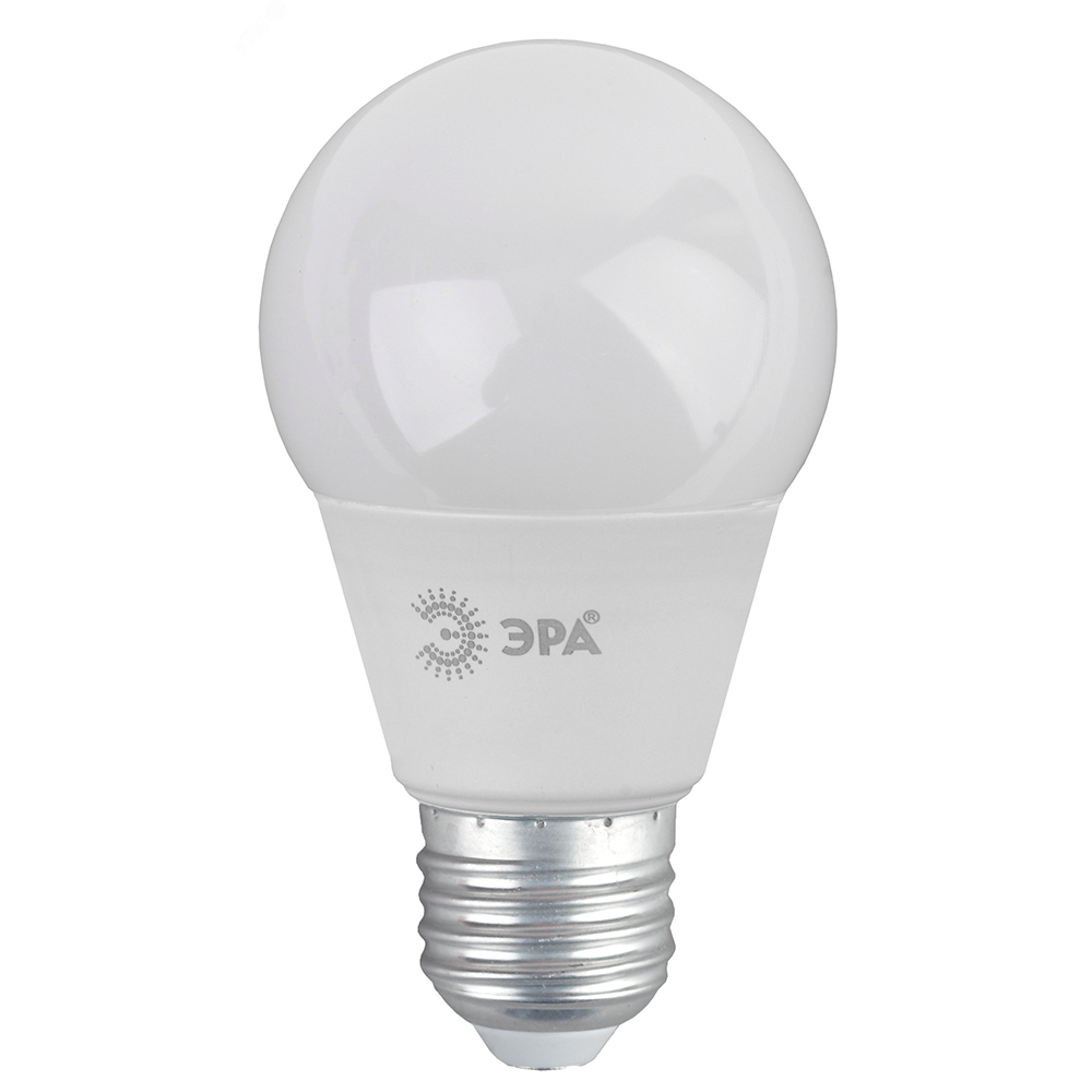 Лампа светодиодная ЭРА RED LINE A 60 мм мощность - 20 Вт, цоколь - E27, световой поток - 1600 лм, цветовая температура - 6500 К, холодный дневной, форма  - грушевидная