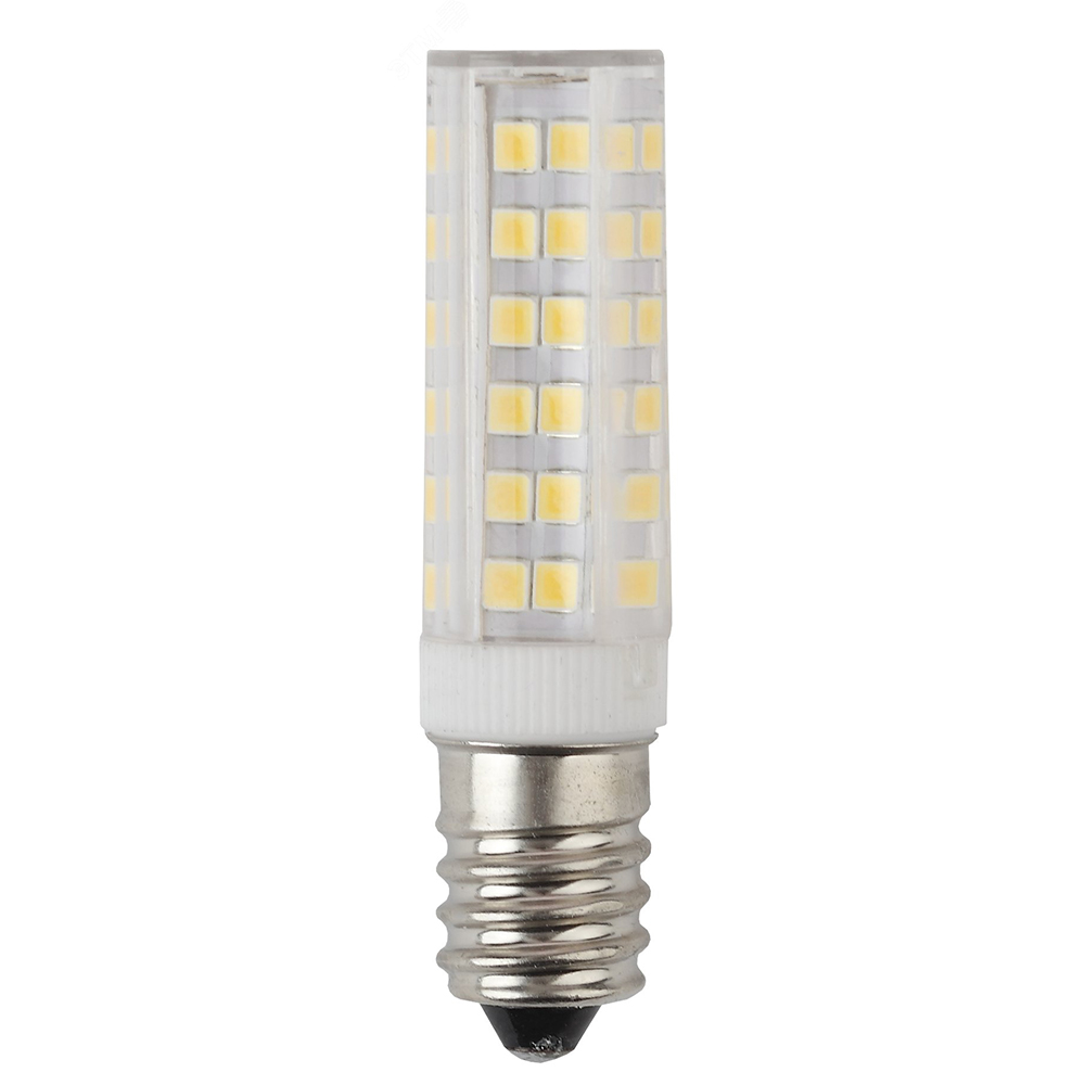 Лампа светодиодная ЭРА STD T25 16 мм мощность - 7 Вт, цоколь - E14, световой поток - 560 лм, цветовая температура - 2700 К, теплый белый, форма  - капсульная
