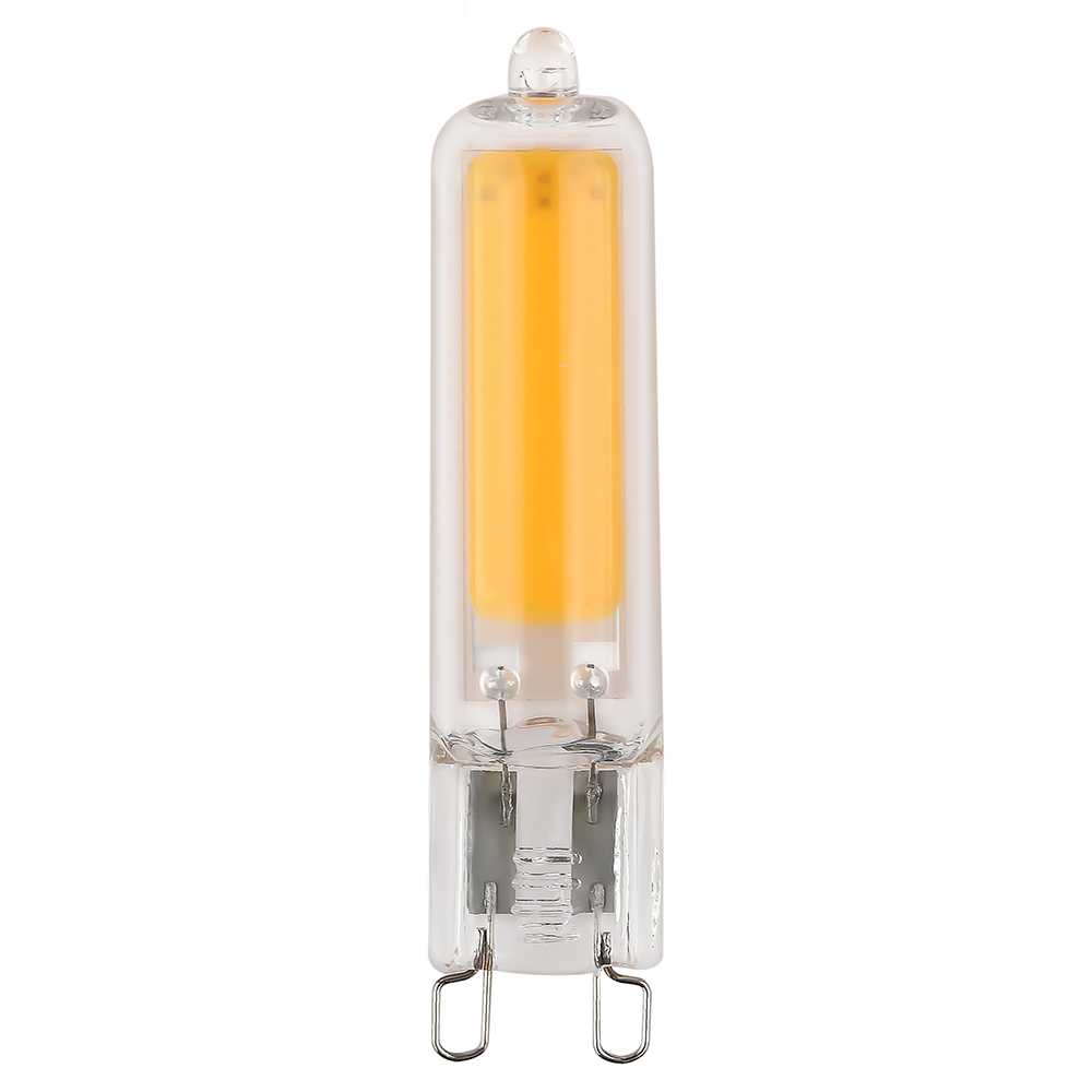 Лампа светодиодная ЭРА STD JCD GL 13 мм мощность - 3.5 Вт, цоколь - G9, световой поток - 280 лм, цветовая температура - 4000 К, нейтральный белый, форма  - капсульная