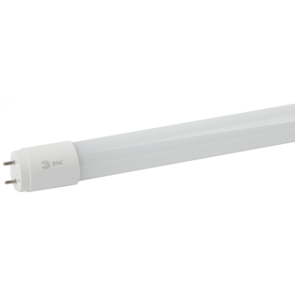 Лампа светодиодная ЭРА STD T8 26 мм мощность - 18 Вт, цоколь - G13, световой поток - 1440 лм, цветовая температура - 4000 К, нейтральный белый, форма  - трубчатая
