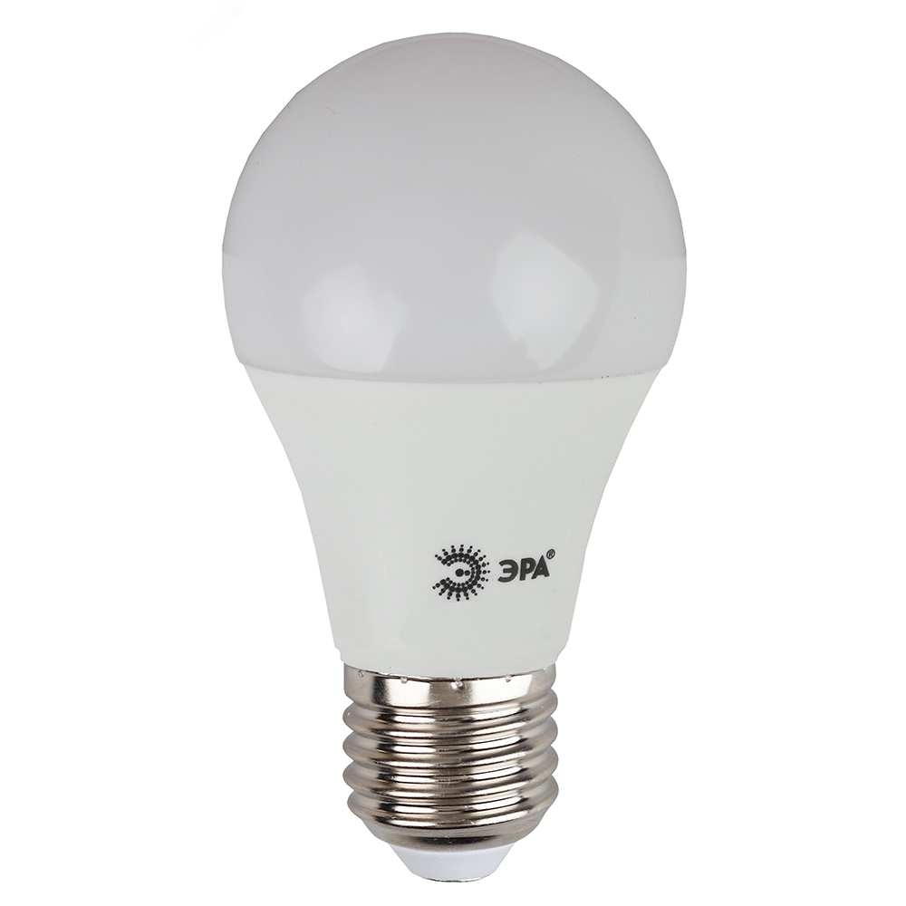 Лампа светодиодная ЭРА RED LINE A 60 мм мощность - 20 Вт, цоколь - E27, световой поток - 1600 лм, цветовая температура - 4000 К, нейтральный белый, форма  - грушевидная