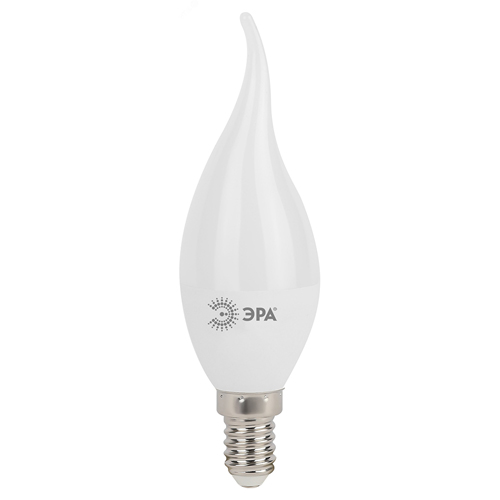 Лампы светодиодные ЭРА STD BXS 37 мм мощность - 5-11 Вт, цоколь - E14, световой поток - 400-880 лм, цветовая температура - 2700-6000 К, форма  - свеча на ветру