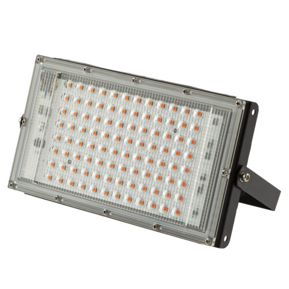 Прожектор светодиодный ЭРА FITO-80W-RB-LED-Y для растений красно-синий спектр, мощность - 80 Вт, тип лампы - светодиодная LED, материал корпуса - сталь