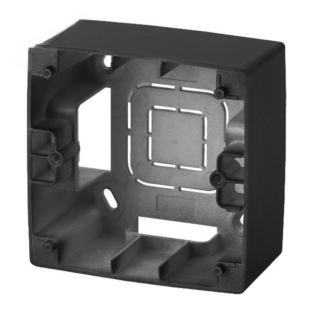 Коробка ЭРА ЭРА 12-6101-05 для накладного монтажа 1 поста, материал корпуса - поликарбонат, цвет - антрацит