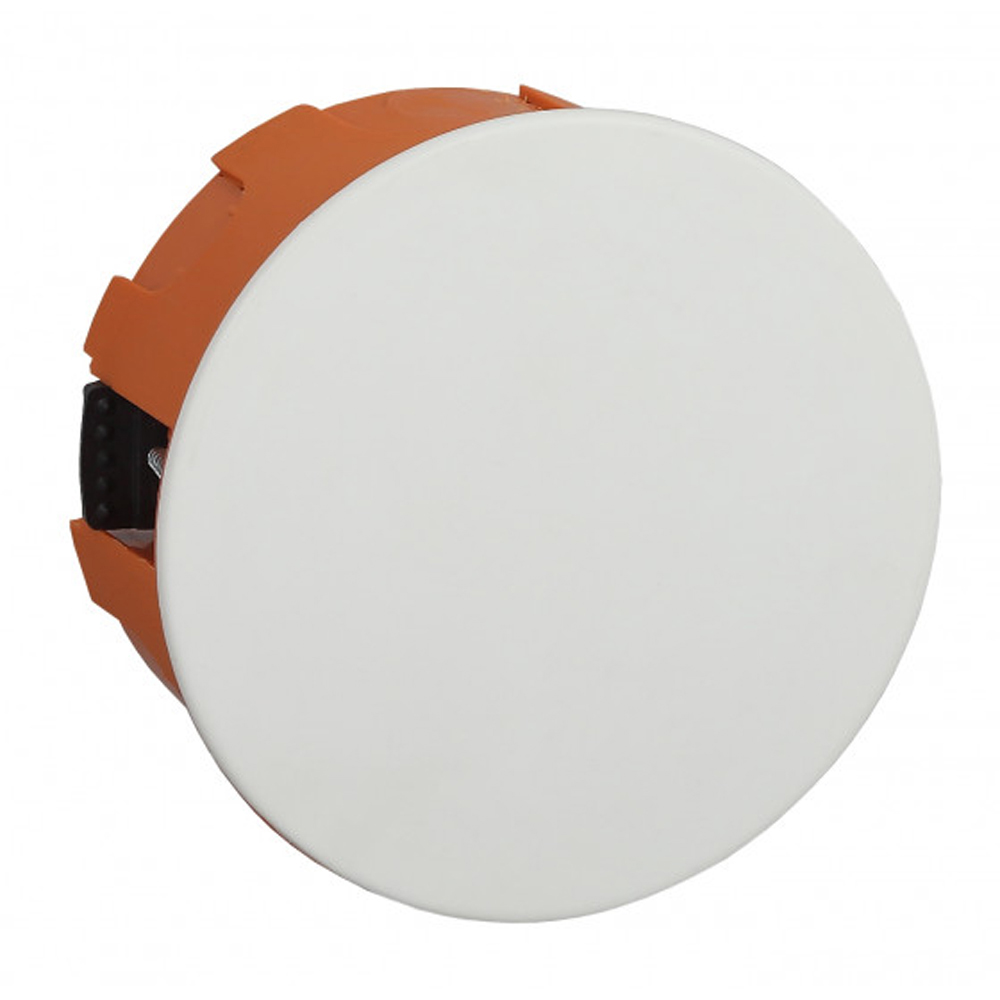 Коробка распаячная ЭРА KRP для скрытой установки, 80х40 мм, IP20, для полых стен, с пластиковыми лапками, корпус - полипропилен, цвет - оранжево-белый