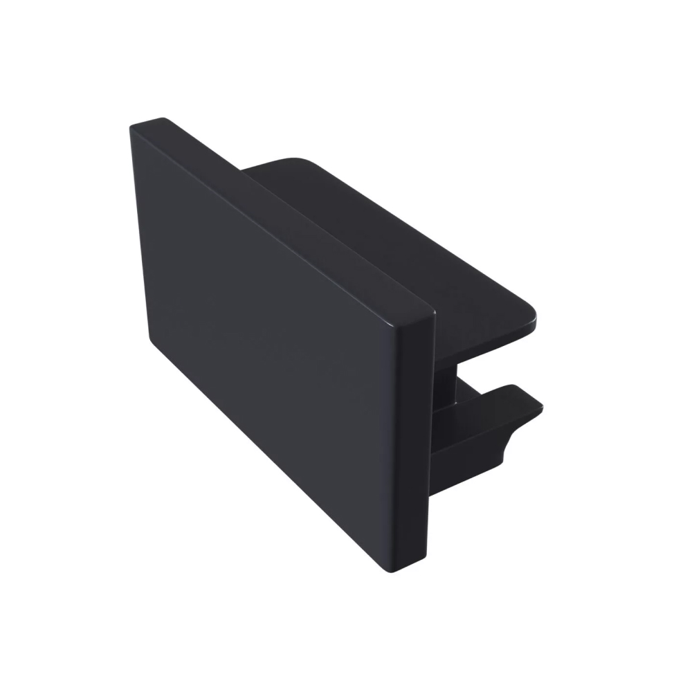 Заглушка торцевая ЭРА TR-1PA-EC-BK для однофазного трекового шинопровода, материал - пластик, цвет - черный