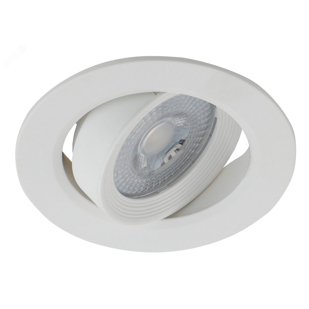 Светильник светодиодный ЭРА KL LED 22A-5 3K WH 5 Вт, точечный, тип лампы LED, световой поток 400Лм, цветовая температура - 3000 K, IP20, цвет свечения - теплый белый, цвет светильника - белый / матовый