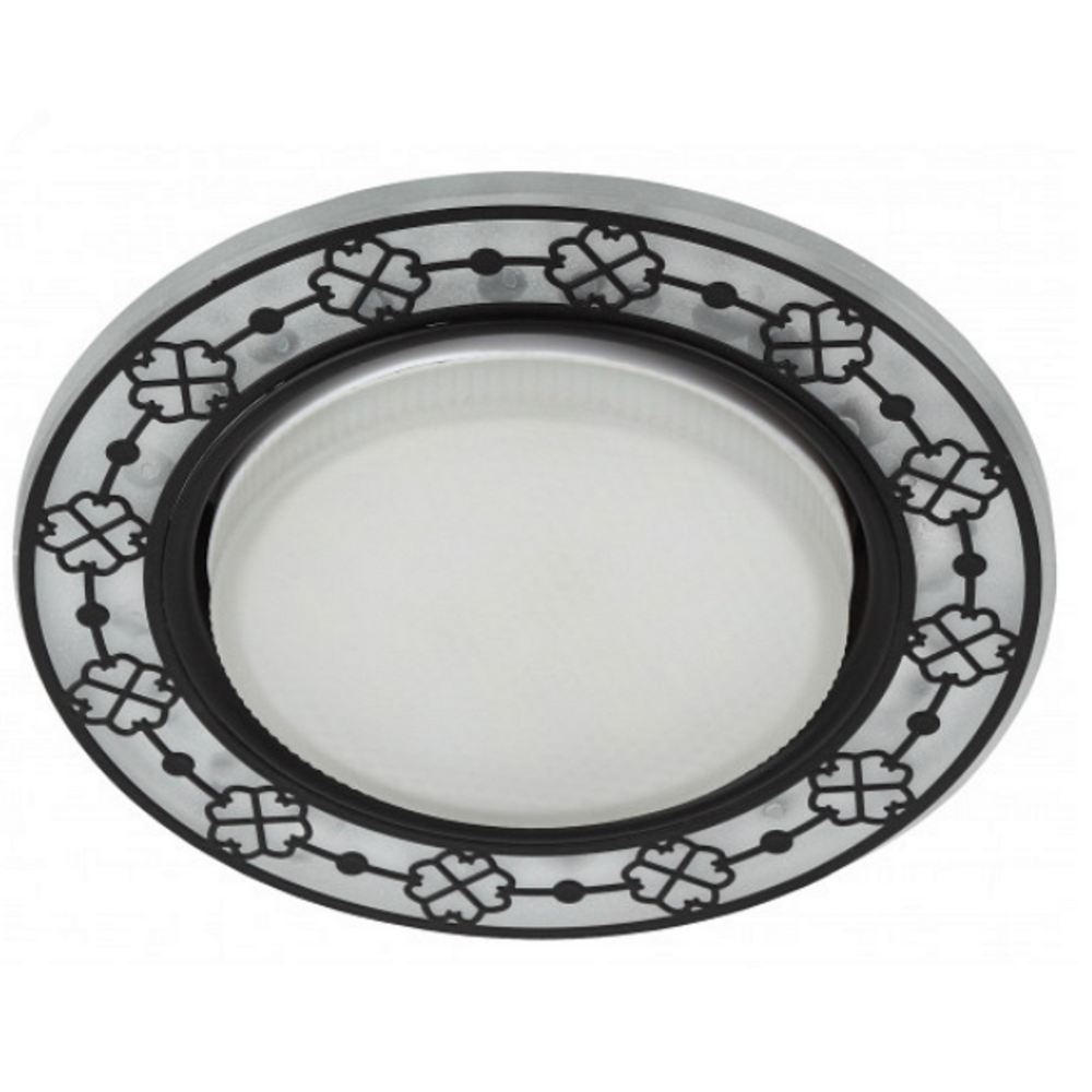 Светильник cо светодиодной подсветкой ЭРА DK LD28 WH/BK /1 13 Вт, точечный, цоколь GX53, цветовая температура - 4000 K, IP20, поворотное исполнение, цвет свечения - нейтральный белый, цвет светильника - белый / черный